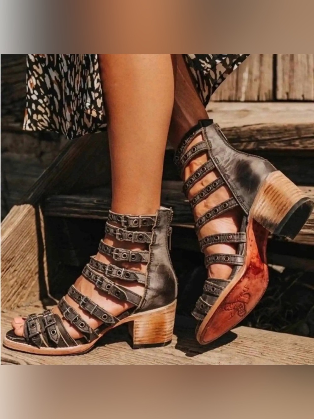 Freebird ‘Casandra’ Strappy Sandal Heel